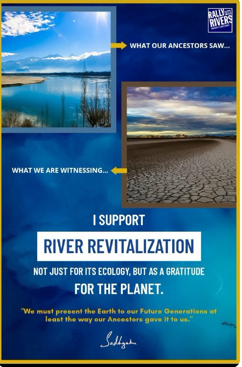 VHariKumar13's tweet photo. #RiverRevitalization . September 3rd Day dedicated to river revitalization https://t.co/tcFkrccPi1