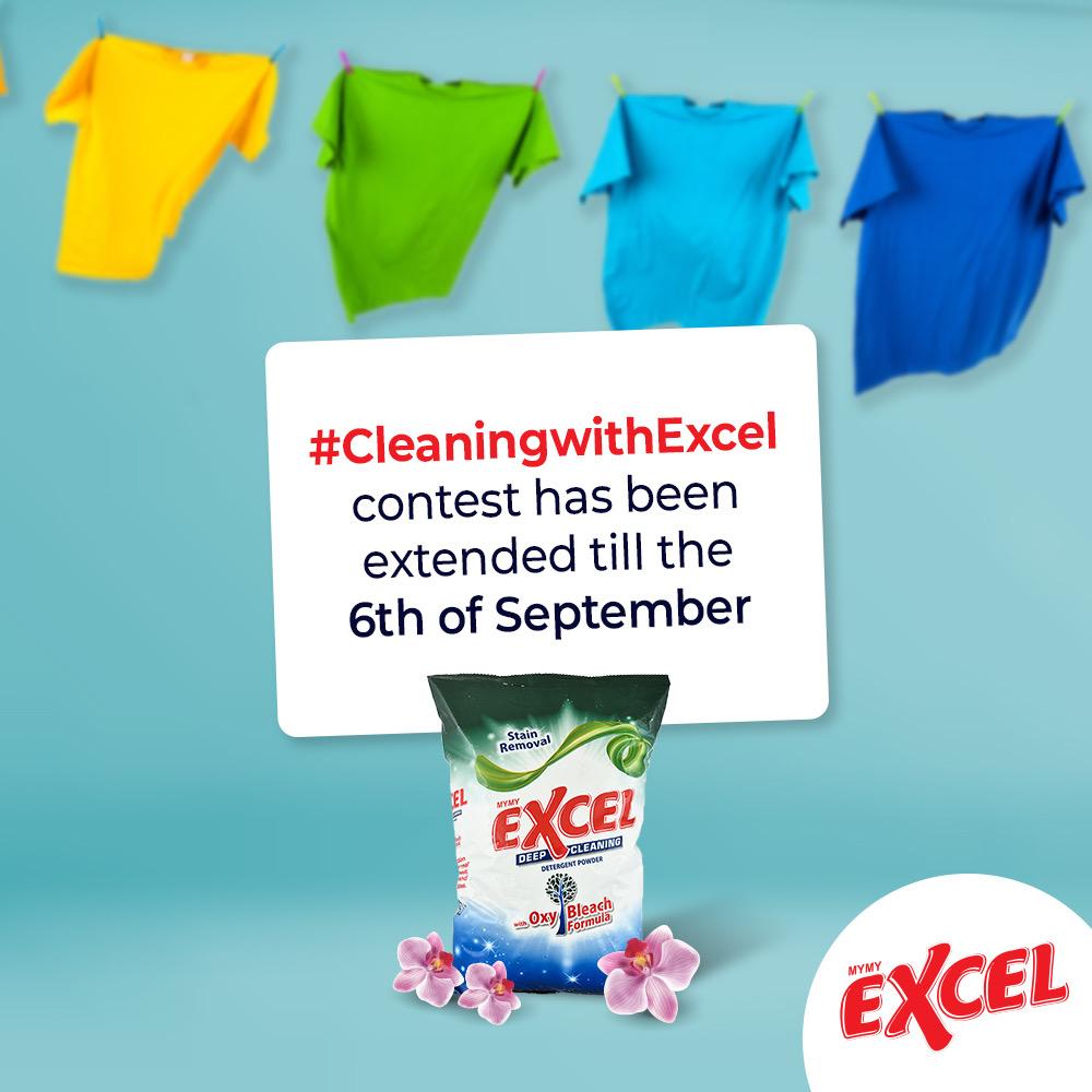 exceldetergent's tweet image. You asked and we listened!
#cleaningwithExcel has been extended to the 6th of September.

So get your Excel detergent + phone and start filming your entries now!!!

Don’t forget how to enter:
Create a video of not more than 60 seconds of you using the