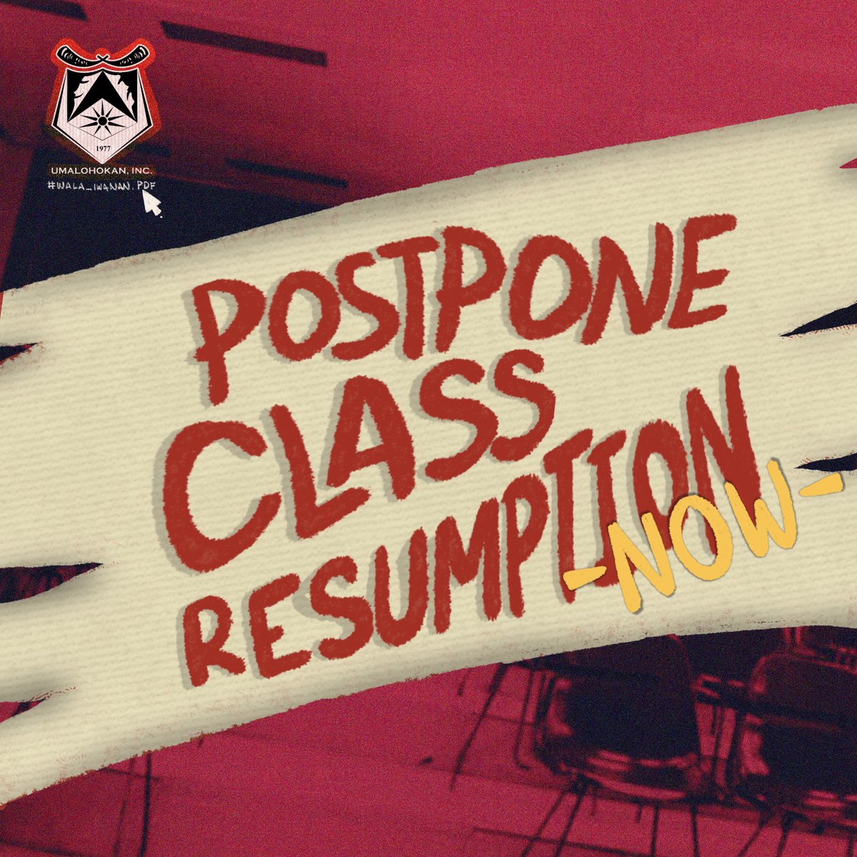 Umalohokan_Inc's tweet image. 𝗢𝗣𝗜𝗦𝗬𝗔𝗟 𝗡𝗔 𝗣𝗔𝗛𝗔𝗬𝗔𝗚 𝗡𝗚 𝗨𝗠𝗔𝗟𝗢𝗛𝗢𝗞𝗔𝗡 𝗜𝗡𝗖. 𝗛𝗜𝗡𝗚𝗚𝗜𝗟 𝗦𝗔 𝗣𝗔𝗚𝗣𝗔𝗣𝗔𝗧𝗨𝗟𝗢𝗬 𝗡𝗚 𝗢𝗡𝗟𝗜𝗡𝗘 𝗖𝗟𝗔𝗦𝗦𝗘𝗦 𝗦𝗔 𝗣𝗔𝗡𝗔𝗛𝗢𝗡 𝗡𝗚 𝗣𝗔𝗡𝗗𝗘𝗠𝗬𝗔

Basahin ang buong pahayag:
bit.ly/31UGcW8

#WalangIwananUP 
#PostponeClassesUP