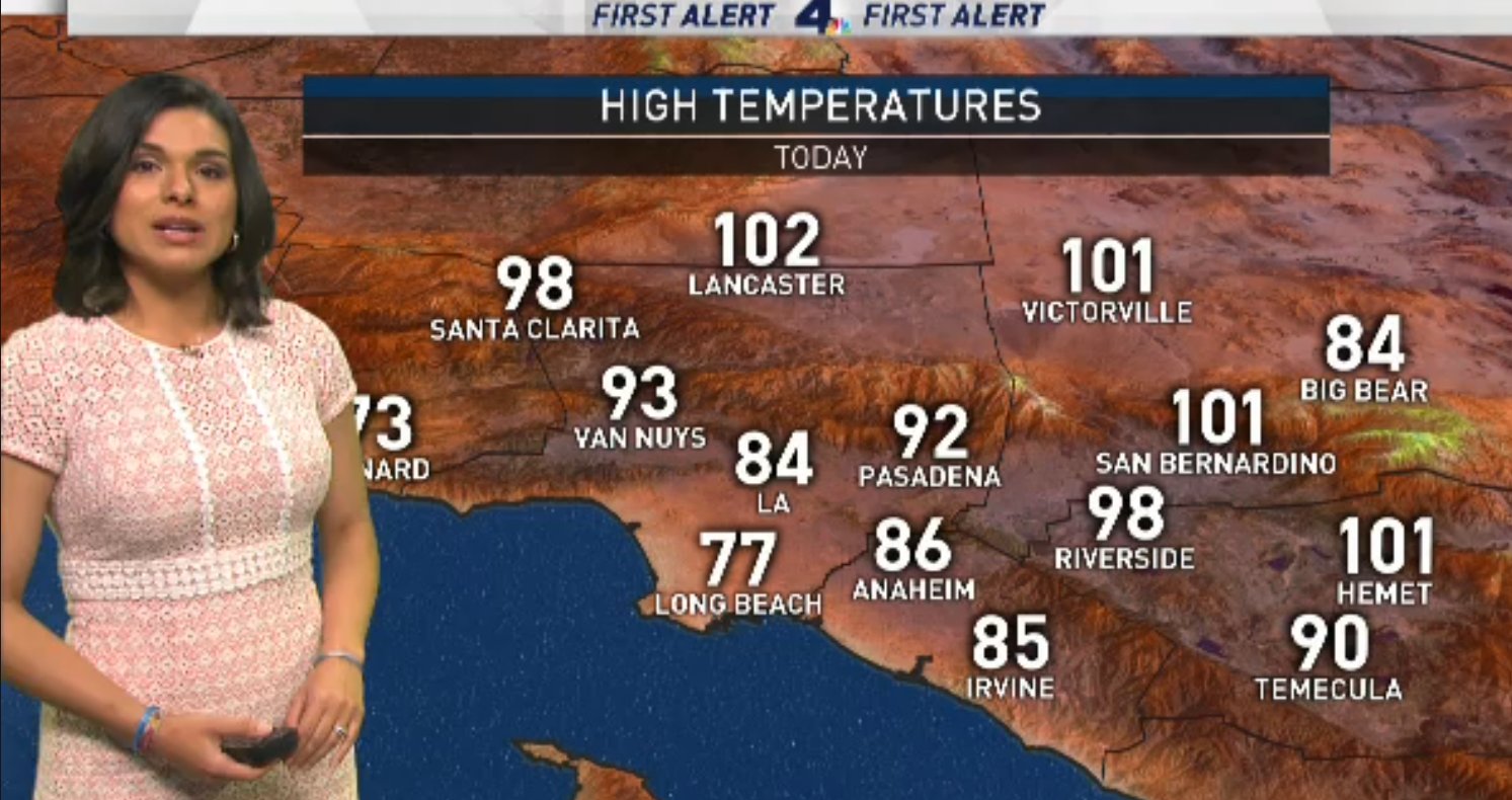Belen De Leon on X: "Temperatures start climbing today and become  exceptionally hot tomorrow through Labor Day. Start taking heat precautions  and never leave children or pets in cars. Be safe everyone! @