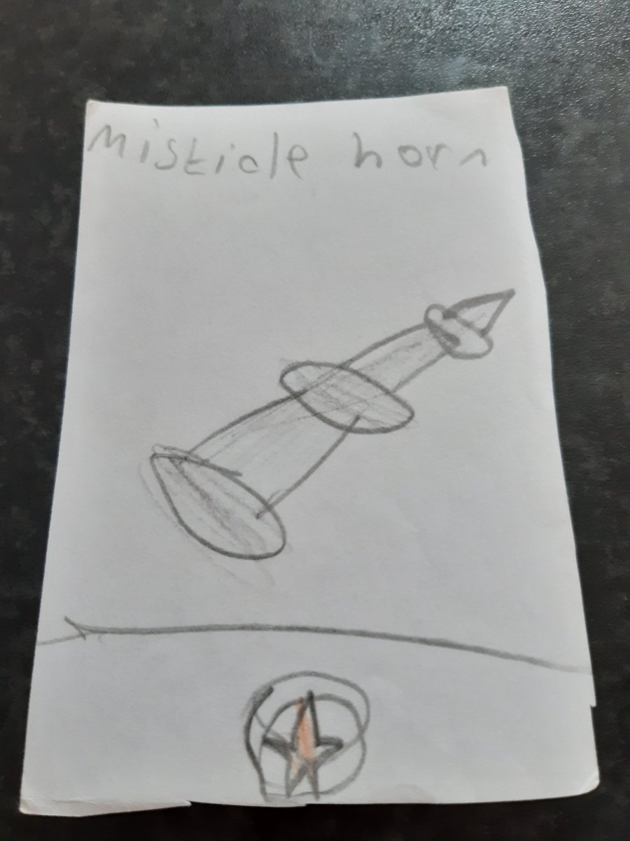Day 27: I have absolutely no idea where I got the name "misticle horn" from. I'm pretty sure they called it "Horn of the Unicorn" in the show so there's no excuse here. Sometimes kid me was just being dumb.