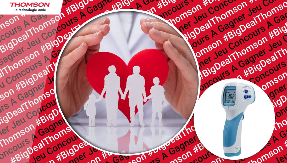 Ce thermomètre infra rouge sans contact #Thomson est conçu pour prendre la température d’une personne, de liquides ou la température ambiante !

Vous pouvez tenter de le gagner aujourd'hui :

1⃣ Abonnez-vous à <a href="/Thomson_FRA/">Thomson France</a>
2⃣ RT ce jeu

🎁🍀#BigDealThomson #ThomsonSanté🍀🎁
