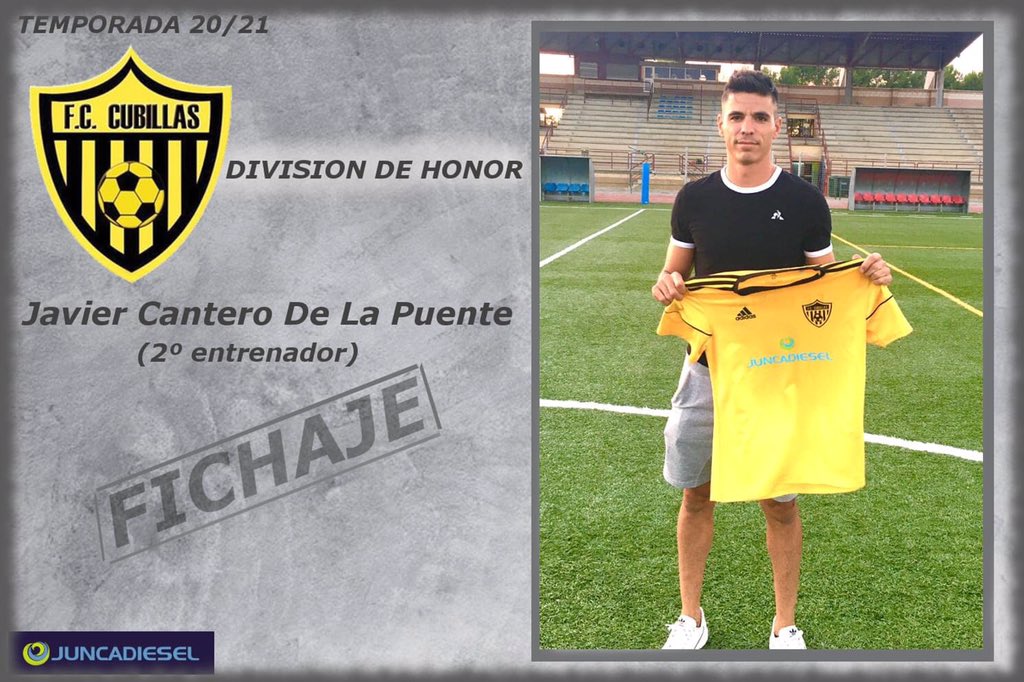 🔊🔊Fichaje🔊🔊
Javi Cantero pasa de los terrenos de juego al banquillo como 2ºentrenador del equipo, el exjugador de equipos como Mirandés, ATL Madrid B, Real Oviedo o Burgos, entre otros, traslada su experiencia como jugador al banquillo, bienvenido a tu nueva casa💛🖤