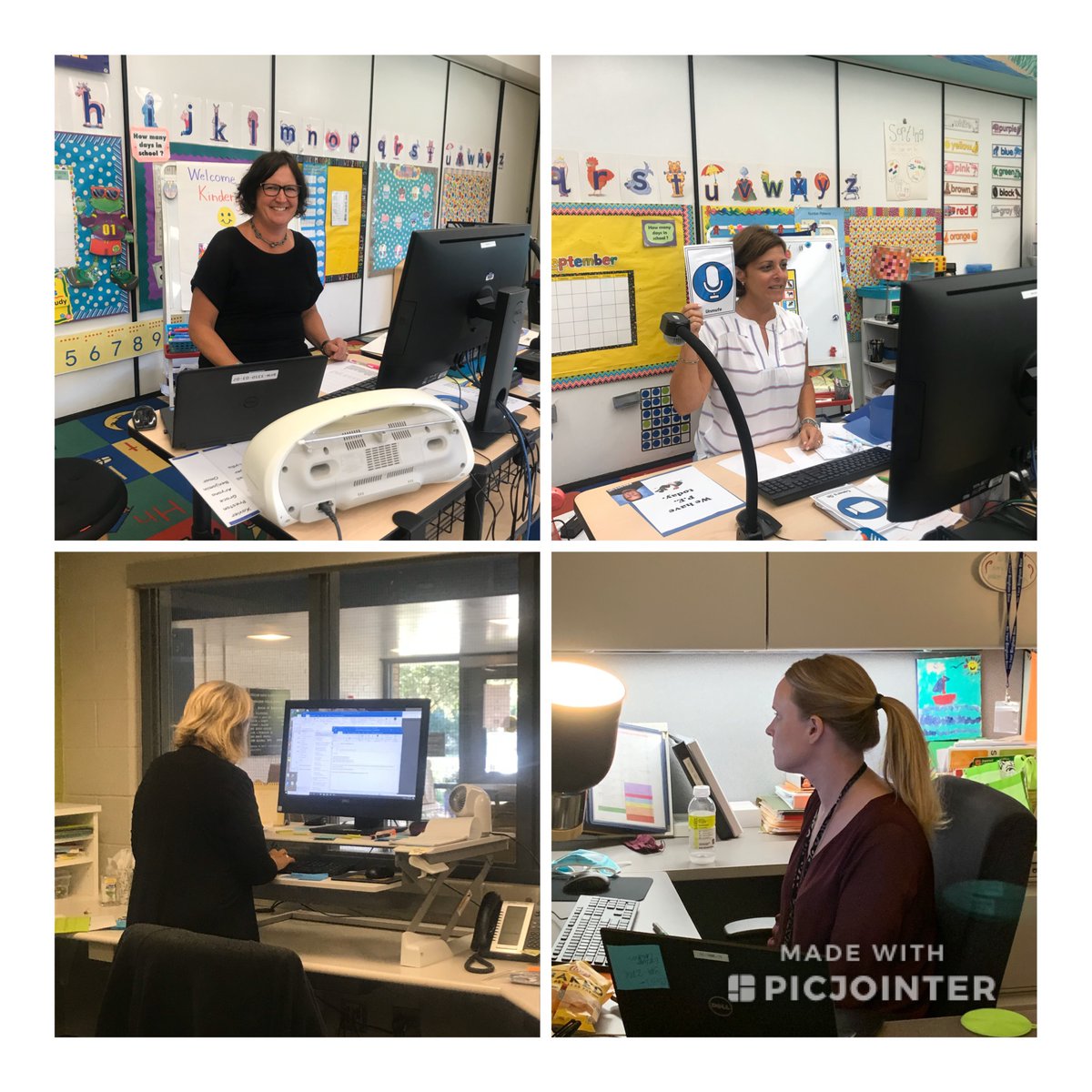 BinghamEagles's tweet photo. Teachers doing their virtual learning! So proud of our educators! #BPSgo https://t.co/8TSbriw9SK