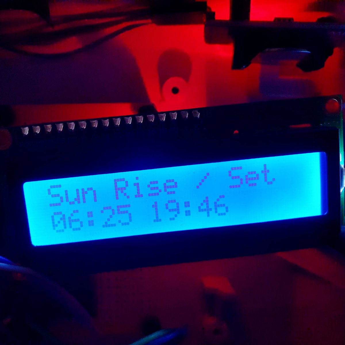 SteveioC's tweet photo. Was Arduino Sun Moon algorithmn providing inaccurate timings? What difference minus, a few degrees?

Investigation on blog: https://t.co/cgd1lAeJNM

#weatherstation #arduino #sunrise #sunset #sunmoon #astronomy
#latitude #longitude #math #coding #algorithms #software #errors #bug https://t.co/wFknTJOMjV