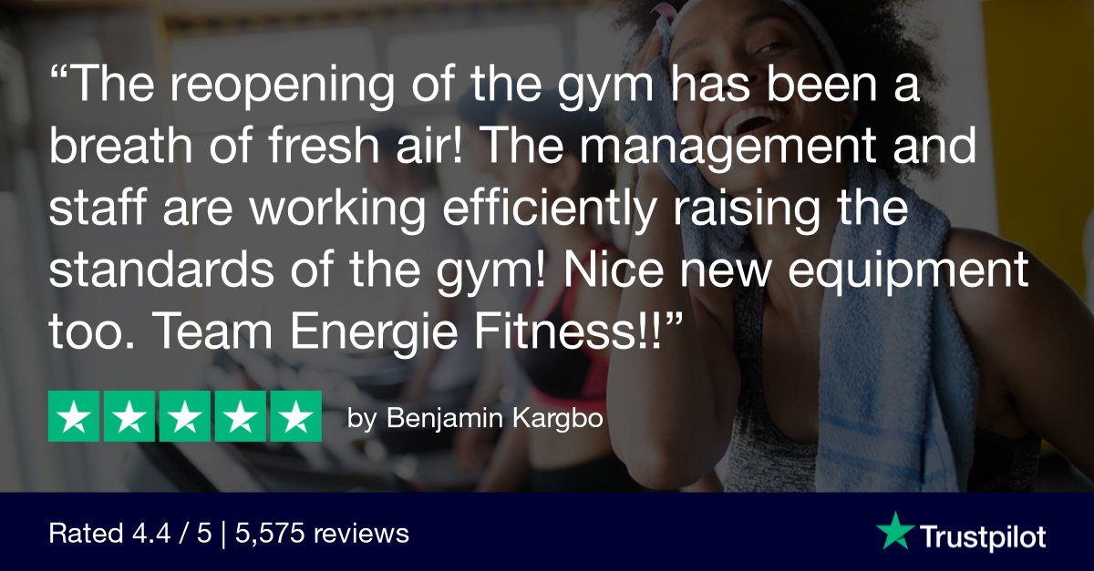 It's been a few weeks' since our gyms re-opened and we are still working hard to maintain a safe, fun and energetic environment for our lovely members to train in🙌💚

Join the énergie Fitness family by checking out your local gym here➡️ bit.ly/30ZFLcy #UKFitness #UKGyms