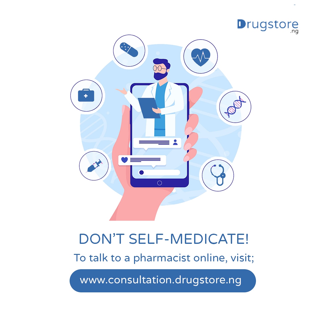 In need of medical consultation? Connect online with our health professional at @drugstore.ng today. Visit consultation.drugstore.ng 
#medicalconsultation #onlinepharmacist #onlinepharmacy #drugstoreng #pharmacyinnigeria