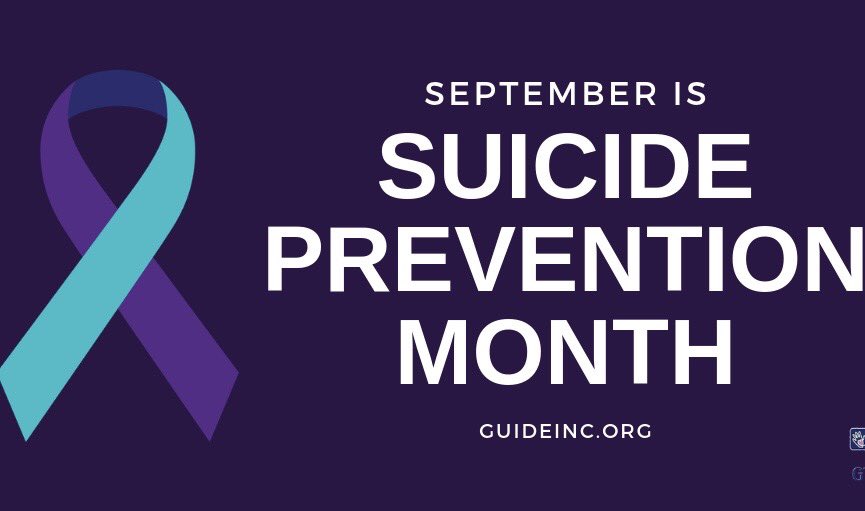 LNava_Retired's tweet photo. September is suicide prevention month. Take a moment. Save a life. #bebravelive https://t.co/cmrBF4pIUz