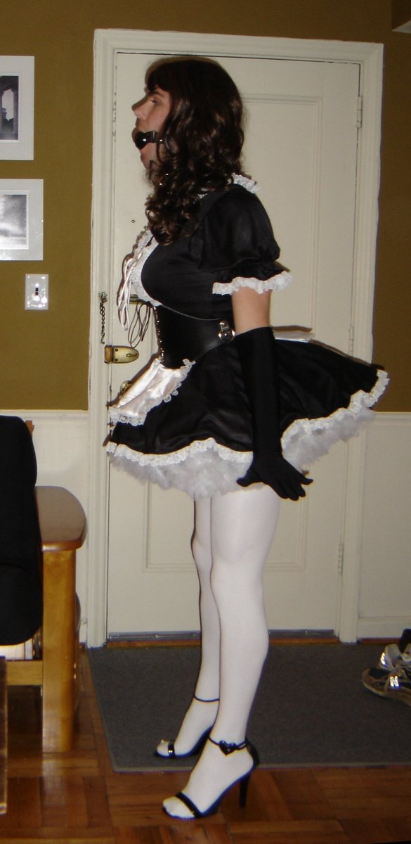 Asian outdoor crossdresser uniform