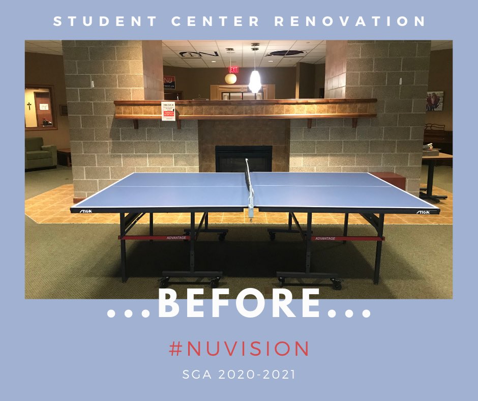 SGANewman's tweet image. Check out this huge project underway at Newman by the SGA; this year’s administration is working to provide a NU Vision (pronounced “new”) for its students on campus. 

Stay tuned for the official unveiling coming soon✨

#NUVision #NUVoice #SameValues
