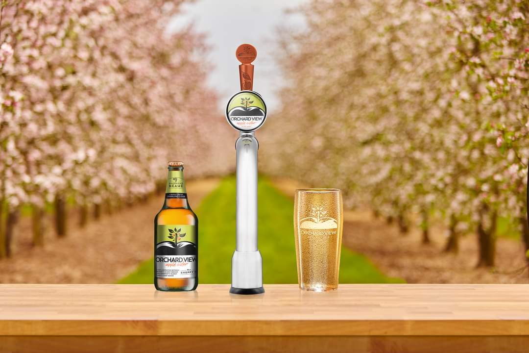 🍎Orchard View is looking new!🍏

We've teamed up with Somerset favourite <a href="/SheppysCider/">Sheppy's Cider</a> to create a new-look Orchard View Cider.

Find out more 👉 snea.me/OrchardView

#cider #brandrefresh #partnership #shepherdneame #sheppyscider #ciderlovers #newlook #orchardview