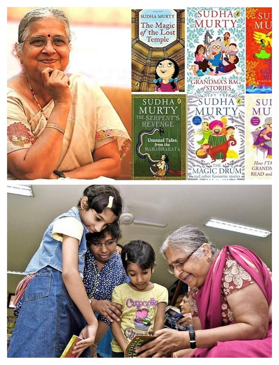Sudha Murthy writes both fiction and non-fiction in English and Kannada. Her works have been translated into many languages.Some of her books include Three Thousand Stitches; Here, There and Everywhere; Wise and Otherwise; Dollar Sose, Mahashweta, etc.