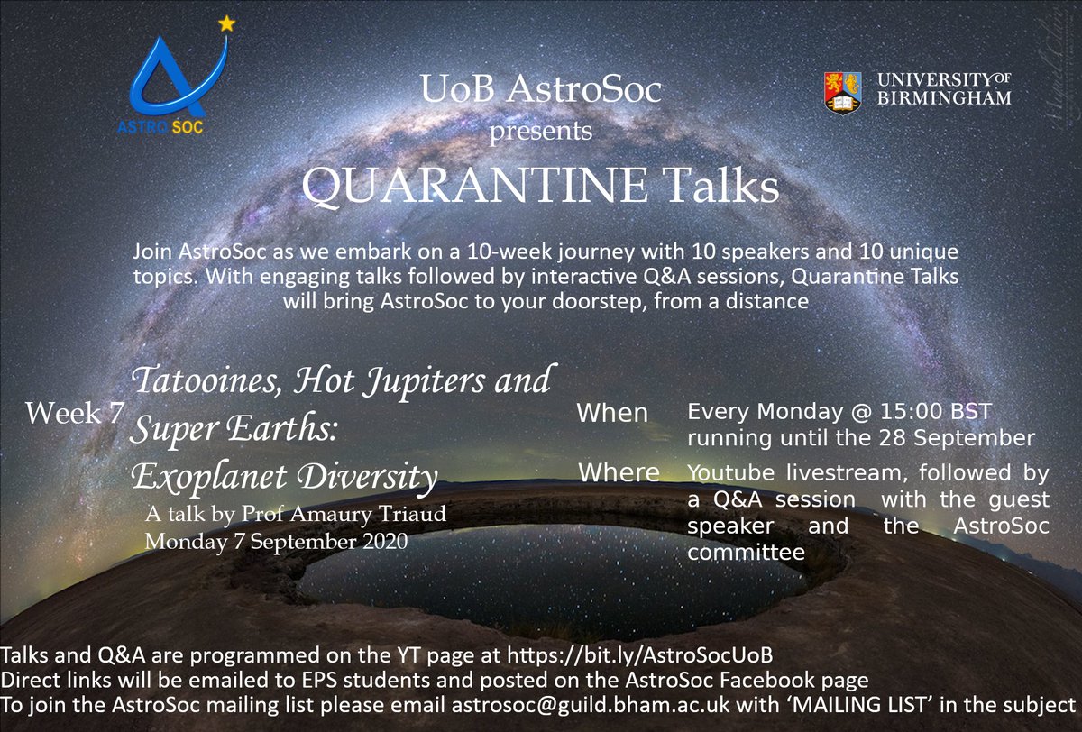UoB Astronomical Soc tweet media