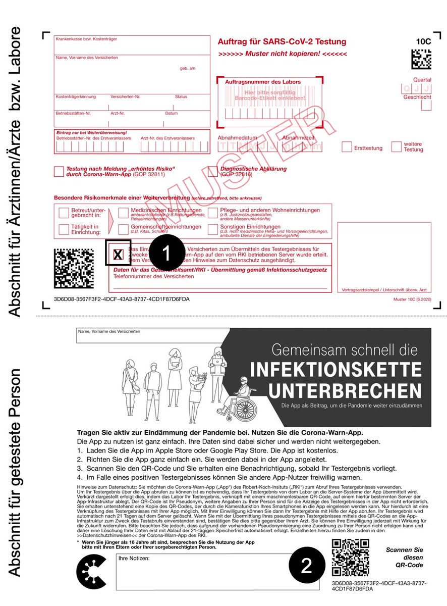 Robert Koch Institut Schon Mehr Als 400 000 Testergebnisse Digital In Der Coronawarnapp Ubermittelt Dafur Wichtig 1 Auf Laborschein Einwilligen Feld 9 Ankreuzen 2 Original Qr Code Einscannen Nur 1x Nutzbar Ergebnis Geht Automatisch