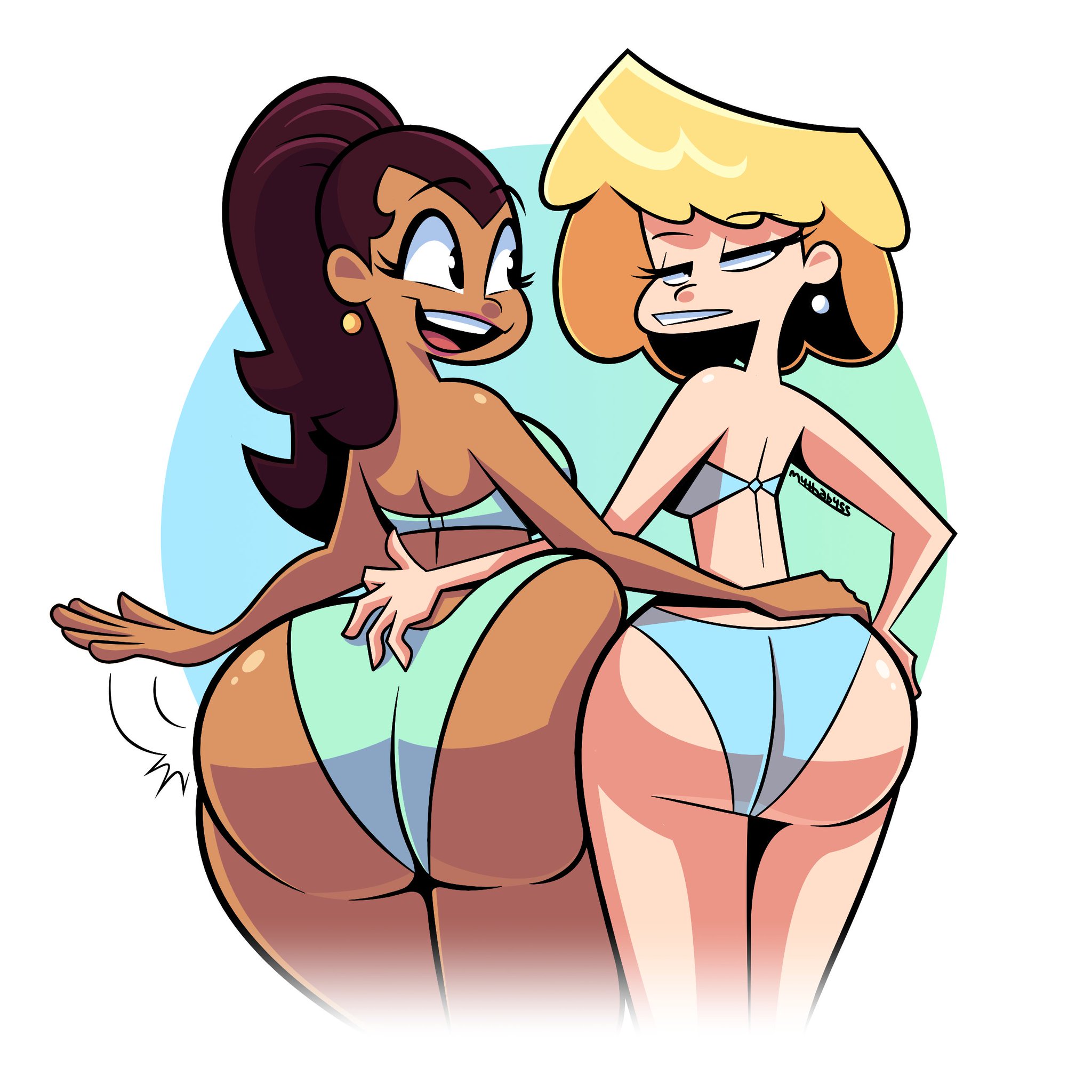 Myth on X: Commission for @croyven of Lori Loud and Carlota Casagrande  hanging out at both a regular and nude beach! t.coDoCeve5JEo  X