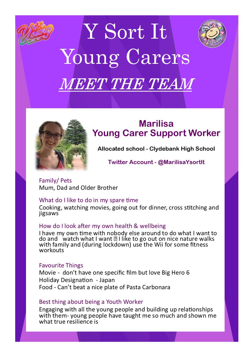 Some fun facts about me #meettheteam of Young Carers Workers <a href="/ysortit/">Y sort it</a> 😃 @AllisonYSortIt @ycalanysortit1 <a href="/YCtoniysortit/">toni</a> @bethysortit