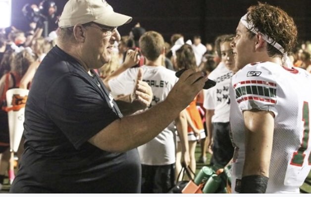 Gosset41's tweet photo. RIP Tony Eierdam 👼🙏 Tony was a workhorse in Aledo, he loved the Bearcats. A Fort Worth kid, graduated from Eastern Hills. loved TCU &amp; giving me a hard time for being an Eagles fan. We respected each other’s work. Prayers to his family. Until next time, you’ll be missed #txhsfb https://t.co/wPJXwgTwcf