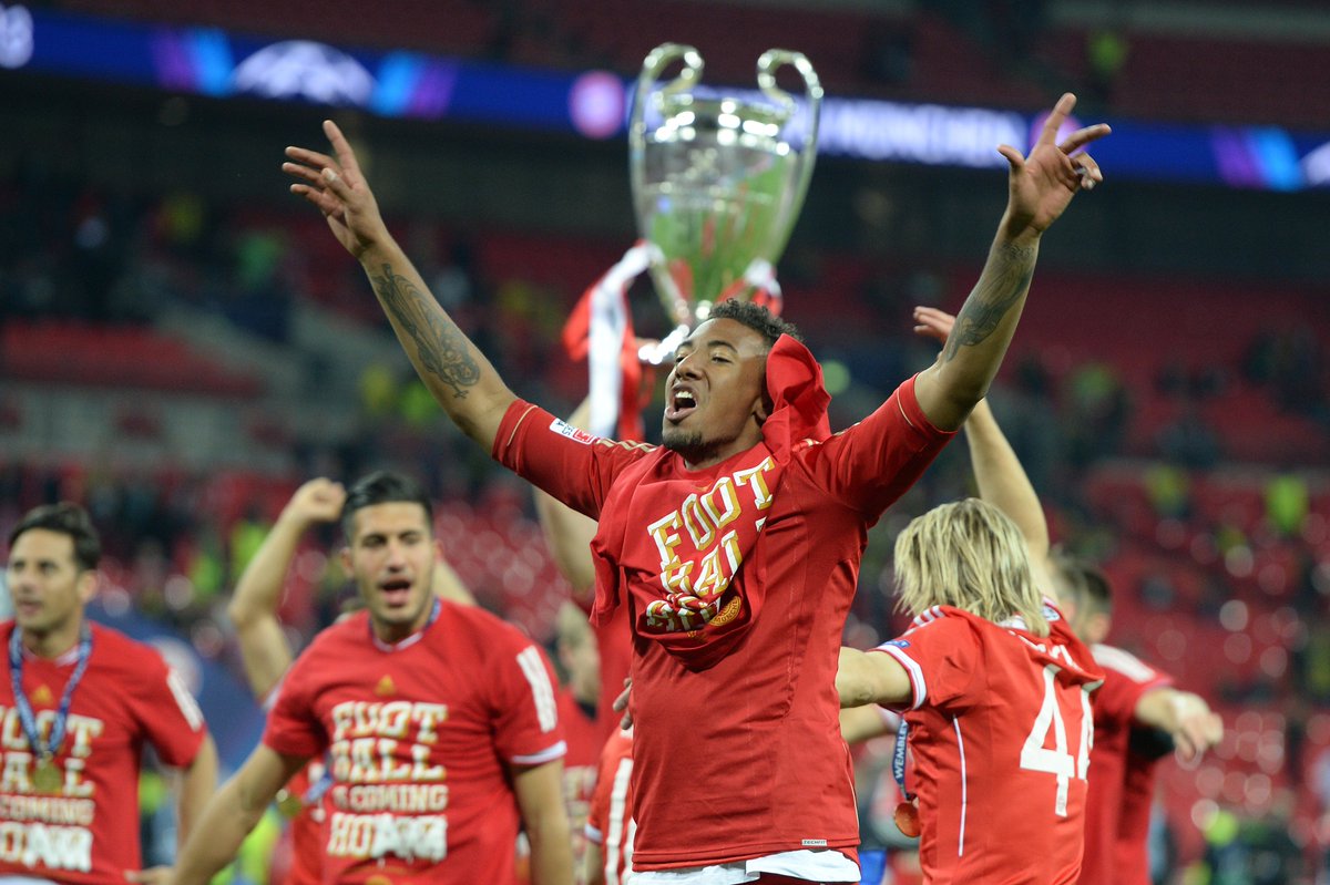 ChampionsLeague's tweet photo. 2⃣0⃣1⃣3⃣🏆🏆🏆
2⃣0⃣2⃣0⃣🏆🏆🏆

Happy birthday, two-time #UCL winner Jérôme Boateng! https://t.co/tG8RmZYnFq