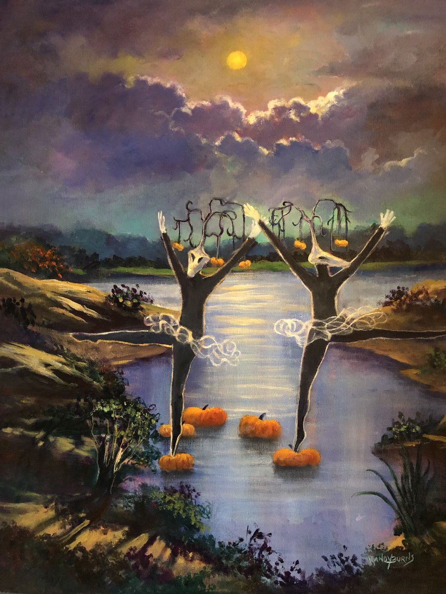 Halloween greeting card at:  

fineartamerica.com/featured/1-all…

'All Hallows Eve'