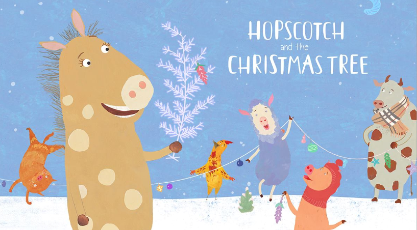 happygohpscotch's tweet photo. Thrilled to announce that our gorgeous #animation Hopscotch &amp; the Christmas Tree, based on our #picturebook, will be on the big screen in #Lithuania on 8th Sept 6PM at Forum Cinemas Vingis along with 2 other animations. Please share with Lithanian parents &amp; animation lovers! https://t.co/rRiwqFirw9
