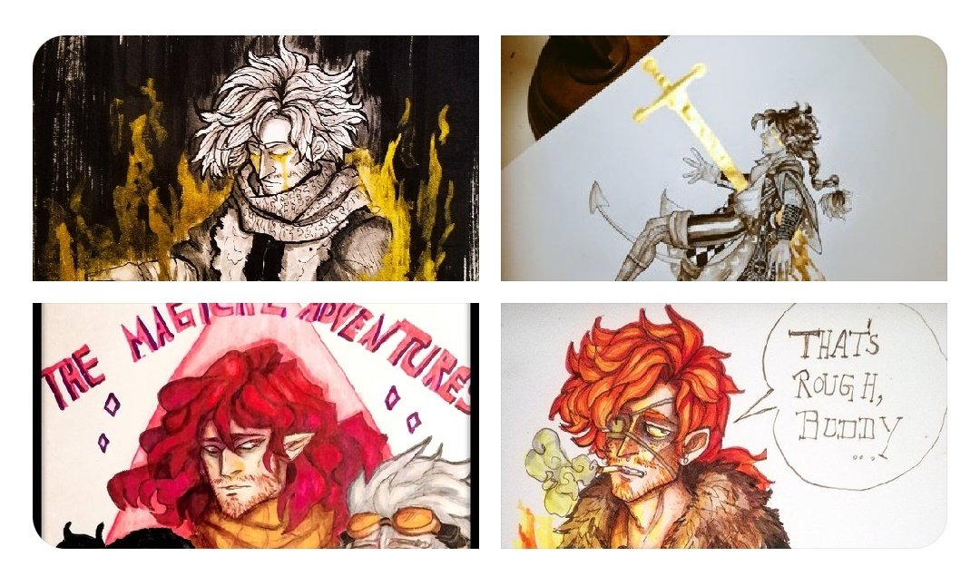 Georginoschka's tweet image. Heyyyy
I am Geo/Anton and I am part of the 
@Connichi online artist alley 2020
❤️✨

I do digital and traditional commissions (google form link -&amp;gt; my pinned tweet)
starting from 35€ (currently even a sale (pinned) starting from 25€)
☺️✨

Etsy store:GeoAzzyCrestions

#ConLine