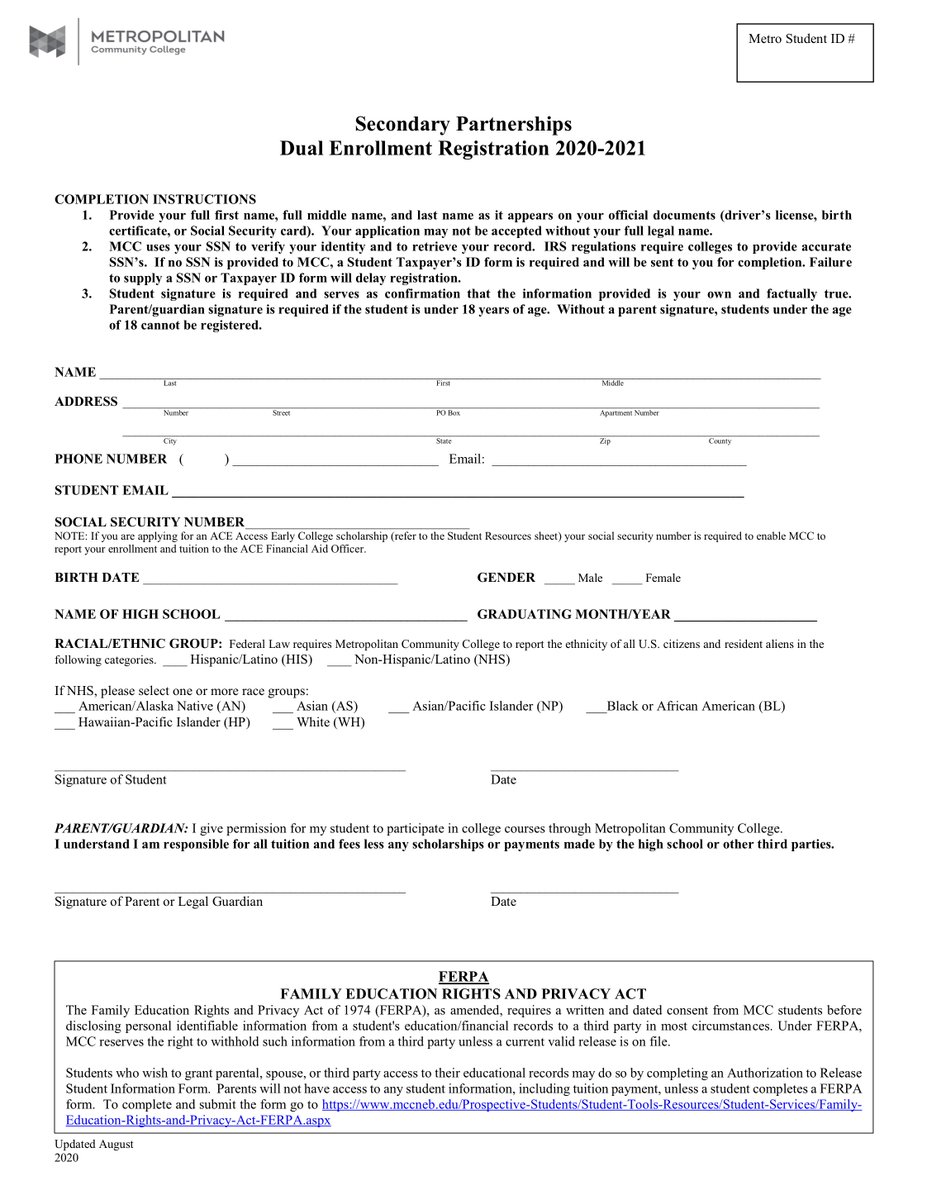 PlatteviewMath's tweet image. 📢 Reminder
Dual Enrollment for MCC is due FRIDAY, SEPT 4
Pay Sept 21 - Oct 5
@Platteview_HS