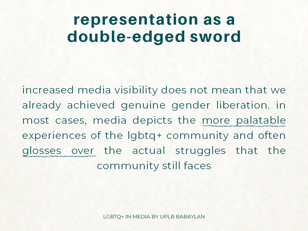 Representation as a double-edged sword