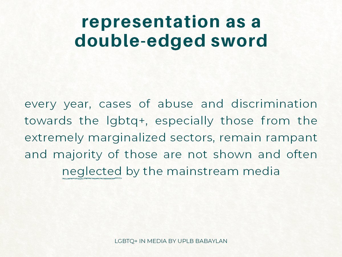 Representation as a double-edged sword