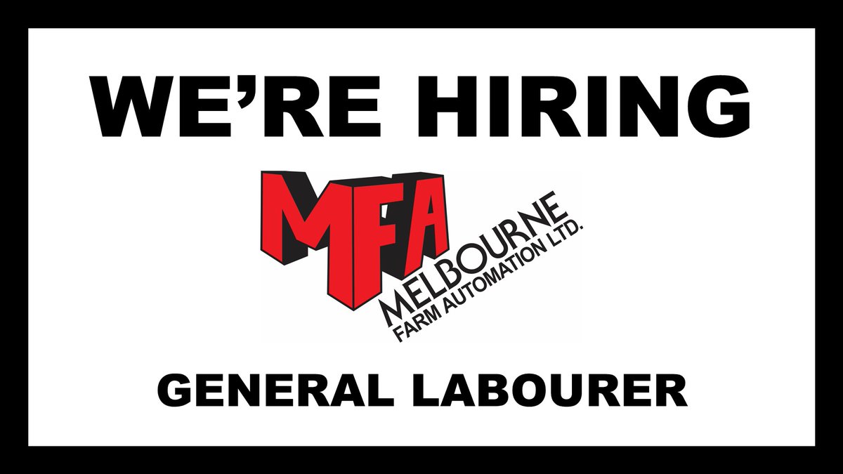 We're Hiring!

We are looking for a General Labourer to join our team. Apply Now!

indeed.ca/jobs?q=melbour…

#519jobs #swojobs #ldnjobs #ApplyNow #werehiring