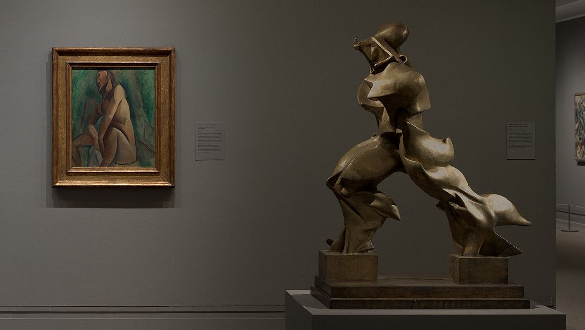 metmuseum's tweet photo. In the latest from #MetCollects, explore three extraordinary works by Pablo Picasso and Juan Gris, respectively—each exemplifying the radical innovations of #Cubism.

See them up close ⤵ 
https://t.co/iu6sdJVRPa https://t.co/ueyMkR0tj7