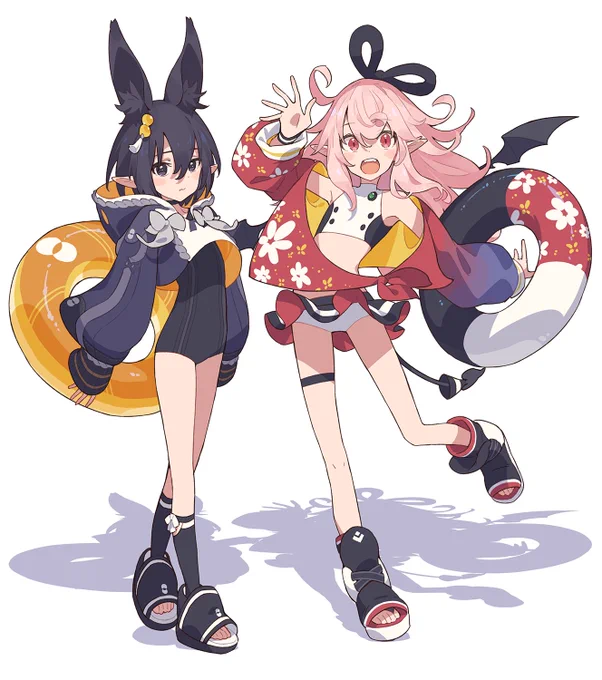 レクリとマノに水着を 