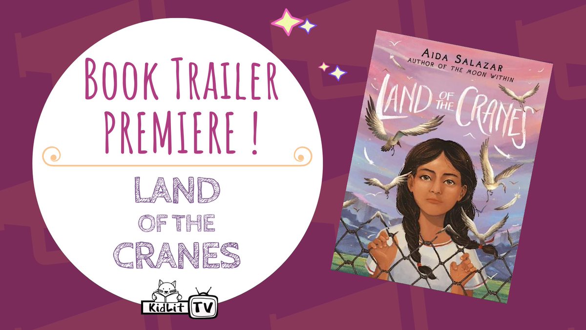 Tomorrow 9/4! Land of the Cranes’ #booktrailer will premier on @KidLitTV_NYC.  #migrantstories #mgbooks #latinxkidlit #kidlit