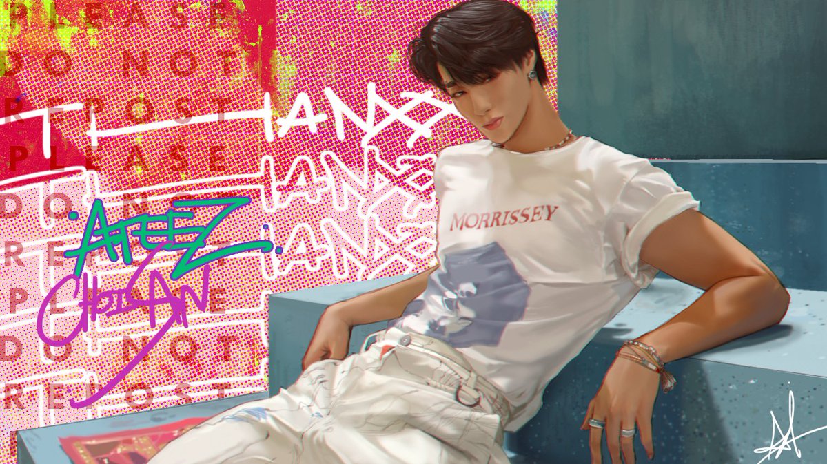 #ATEEZ #THANXX #ATEEZfanart #san #산 Finally! I had done his fanart from THANXX MV O(-<
Honestly, I never done fan art like this before.
Love him so much <3 BTW, I'm so nervous & struggled TvT)/ 
