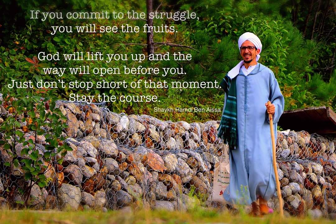 RhodaInstitute's tweet photo. "If you commit to the struggle, you will see the fruits.

God will lift you up and the way will open before you. Just don't stop short of that moment. Stay the course."
~ Sh. Hamdi Ben Aissa

#faith #spirituality #growth #personaldevelopment #ThursdayMotivation #ThursdayThoughts https://t.co/Z5xTiCHu6Z
