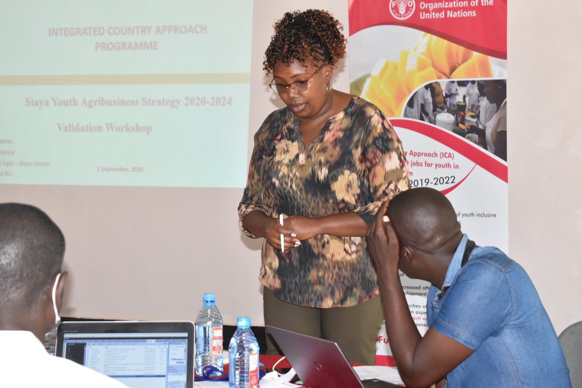 Youth in Agribusiness Strategy  Validation Workshop in Siaya County. Second County in Kenya to be supported by FAO in this process <a href="/rootooba/">Rootooba</a> <a href="/rodgers_kirwa/">Mr. Agriculture 👩‍🌾</a> <a href="/annie_nyagah/">Anne Nyaga, CBS</a>