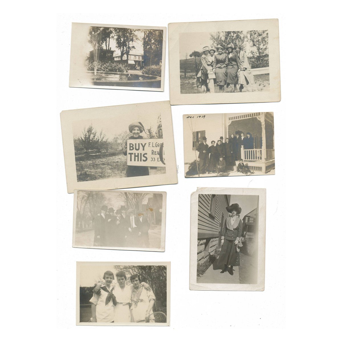 ForgottenBkmrks's tweet image. Collection of photos, no writing or dates except &quot;Dec 1909&quot; on the front of one.

Found in &quot;A Concise History of Ireland&quot; by P.W. Joyce. Published by M.H. Gill and Son, 1900.