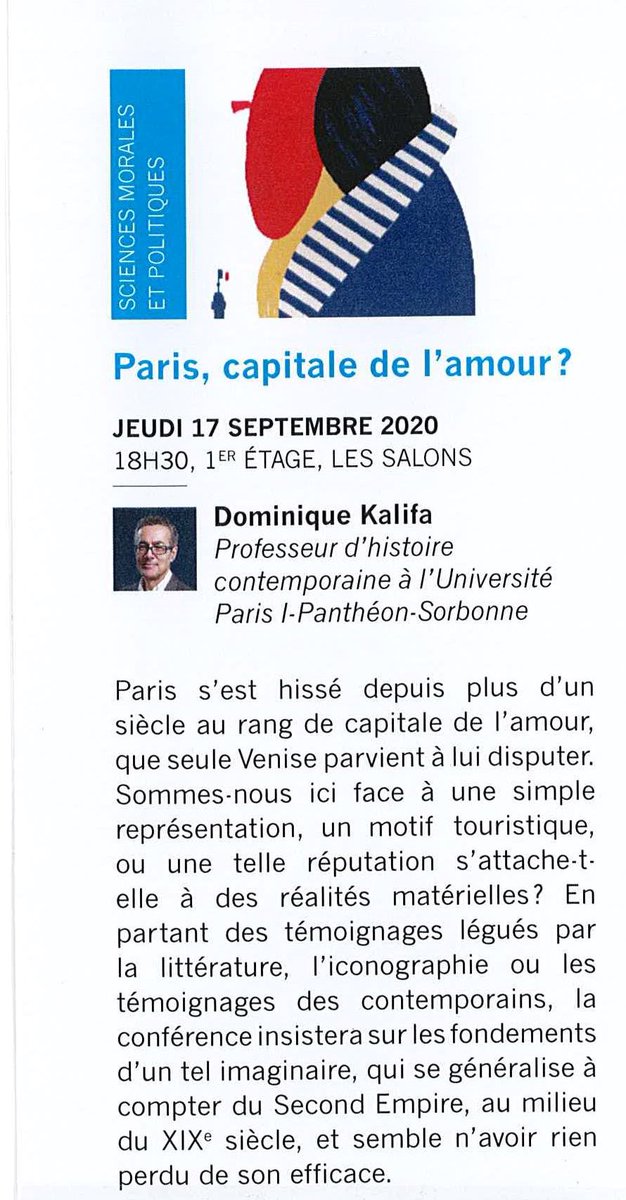 A l'Institut National Genevois le 17 septembre