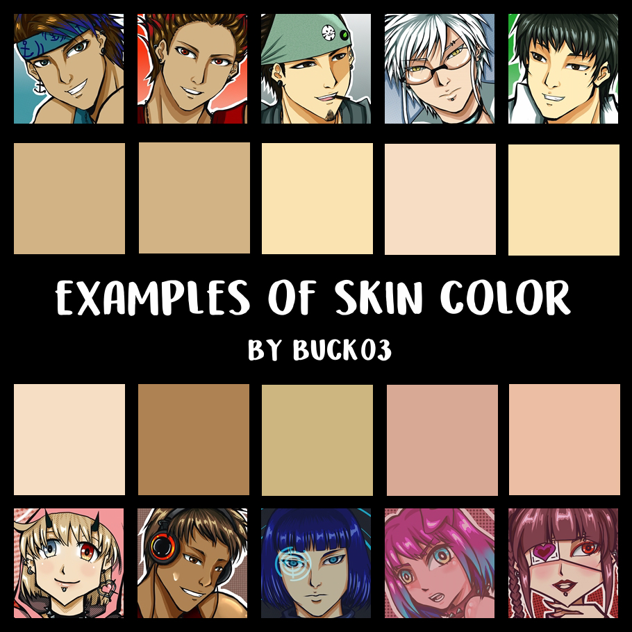 Top 63+ anime skin color - in.cdgdbentre