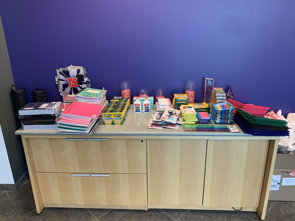 A BIG shout-out to <a href="/Tarek_Hammad/">Tarek Hammad ⭕️</a> and his team for their generous donation of school supplies. Also, shout-out to <a href="/BarryTMetro/">B T</a> for his donation. The supplies will be donated to Swansfield Elementary School. Maryland East you guys are awesome! #givingback