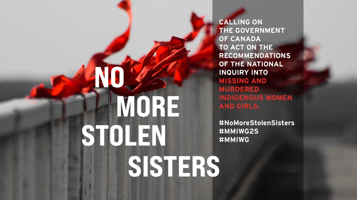 Anna Johnson (@annacj15) on Twitter photo Please RT: <a href="/JustinTrudeau/">Justin Trudeau</a> received #MMIWG2S Inquiry Report into violence against Indigenous Women & Girls 1 yr ago but hasn't respond to it’s 231 #Calls2Justice.Over 1500 academics, released letter today urging action tinyurl.com/yy2fjhqw #NoMoreStolenSisters
@Carolyn_Bennett Please RT: <a href="/JustinTrudeau/">Justin Trudeau</a> received #MMIWG2S Inquiry Report into violence against Indigenous Women & Girls 1 yr ago but hasn't respond to it’s 231 #Calls2Justice.Over 1500 academics, released letter today urging action tinyurl.com/yy2fjhqw #NoMoreStolenSisters
@Carolyn_Bennett