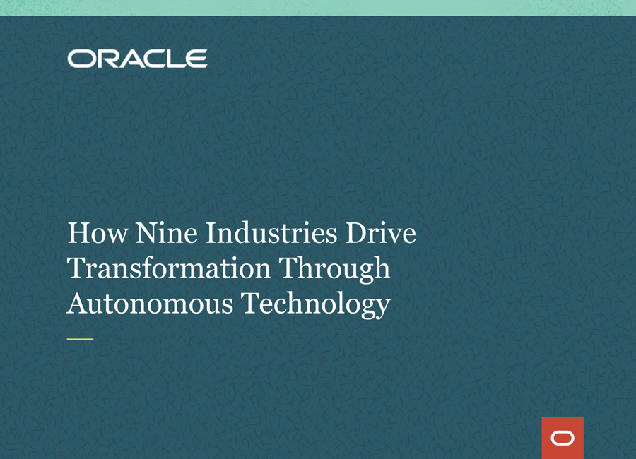 OracleBigData's tweet image. New ebook outlines how to enable the #Autonomous enterprise. Hear from industry peers and leaders from around the world who are using #Oracle #Autonomous technology to transform their #database operations. ora.cl/Vt1pO