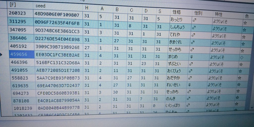 Tnともや ポケモン配布 A抜け5v 菱形エフェクトの色違いフシギバナを近いうちに配布予定です 青く表示されてるとこ上から6番目 消費日数 マイコン使ってやってるけど1時間に5000日ぐらいしか消費できないから 5000は91 9321 約91時間消費に