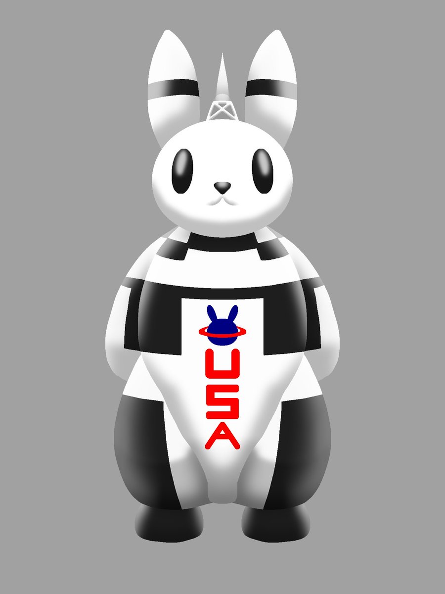 Ibu בטוויטר オリジナルのウサギを描いてみました 横面や別カラーも ちなみに名前は アポロビット 描いてみた イラスト お絵描き うさぎ ウサギ