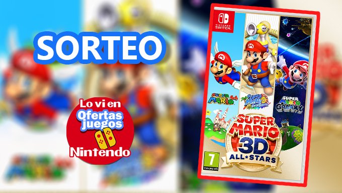 ¡SORTEAMOS
       UN
     SUPER
        MARIO 3D
              ALL-STARS!

🔹Para participar:
✅RT
✅Síguenos en Telegram OfertasJuegos Nintendo
t.me/OfertasJuegosN…