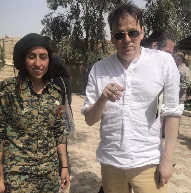 Kurdistan Solidarity Campaign (@kurdscampaign) on Twitter photo RIP David Graeber, a true friend of the Kurds and of revolutionaries around the world, an intellectual who put his words into action. He visited Kurdistan and spoke out about the Rojava revolution. He always came to Kurdish demos and was at our founding meeting. RIP Heval! RIP David Graeber, a true friend of the Kurds and of revolutionaries around the world, an intellectual who put his words into action. He visited Kurdistan and spoke out about the Rojava revolution. He always came to Kurdish demos and was at our founding meeting. RIP Heval!