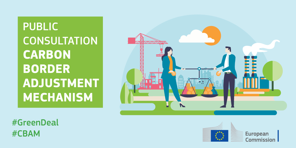 #GreenTaxation: Are you in favour of a carbon border adjustment mechanism, to support EU’s climate ambitions? We want to hear your views. Click here to join the public consultation.  

👉europa.eu/!Py49cT 

#GreenDeal #CBAM