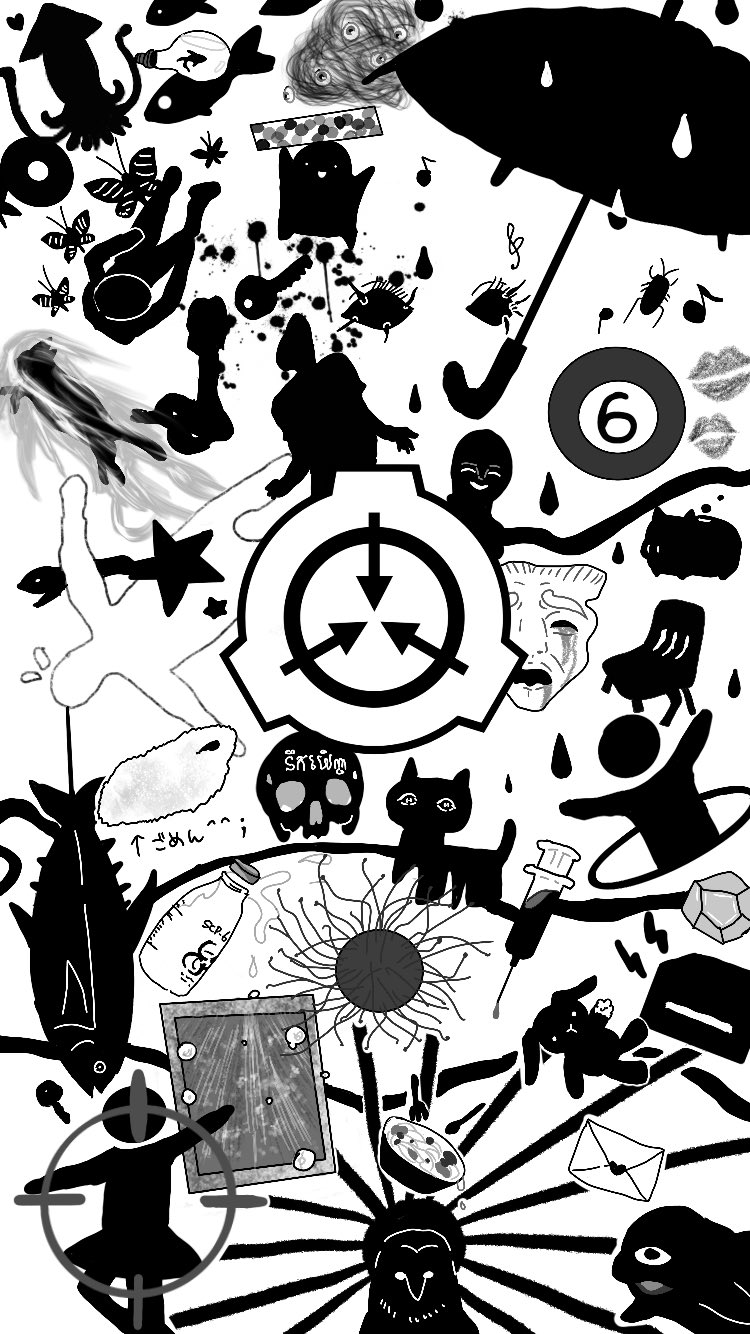 つぶらもち Scp壁紙第2弾描いた Scp T Co Pzt46bqwa3 Twitter