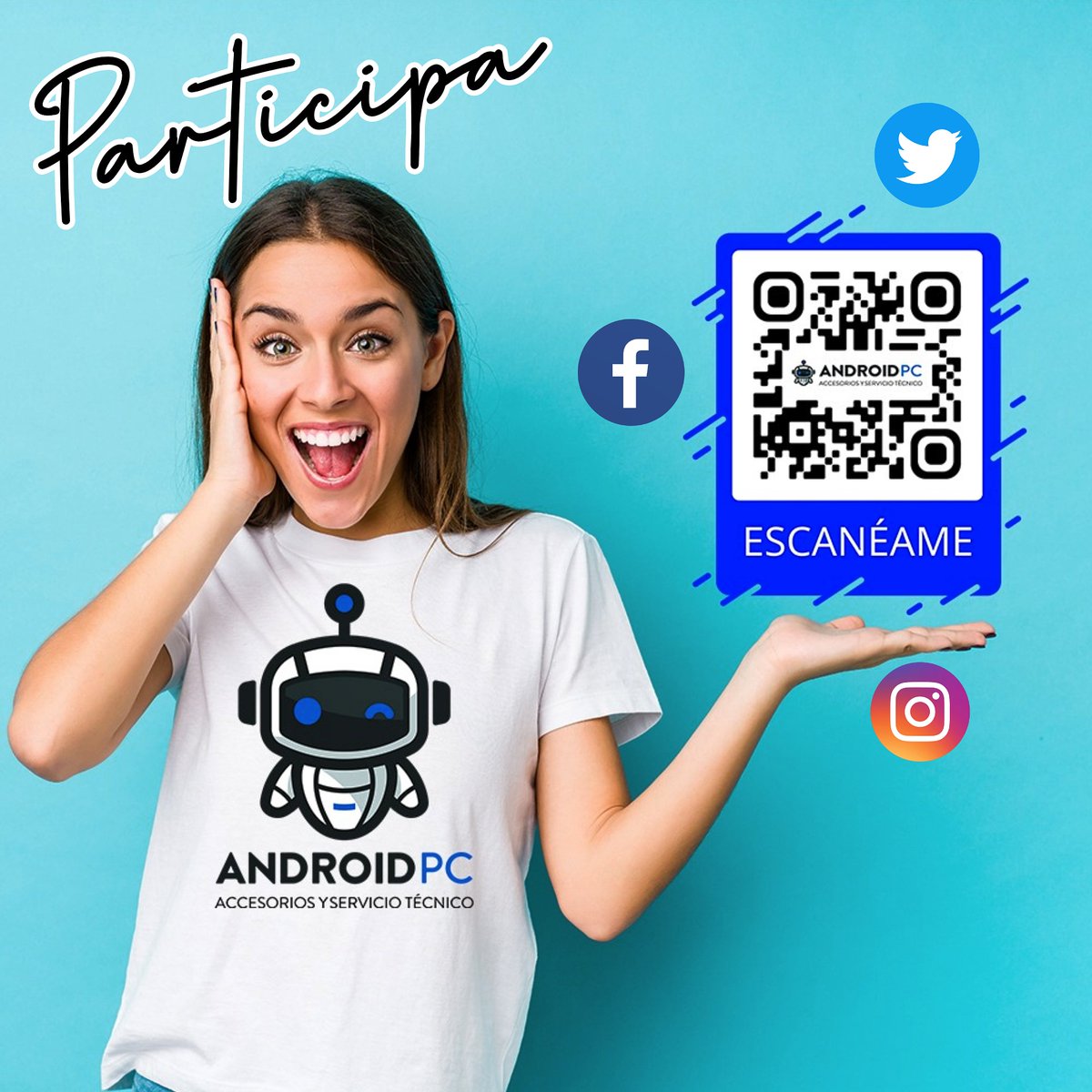 Androidpc8's tweet image. Recuerda Siguenos en nuestras redes sociales y gana!!!