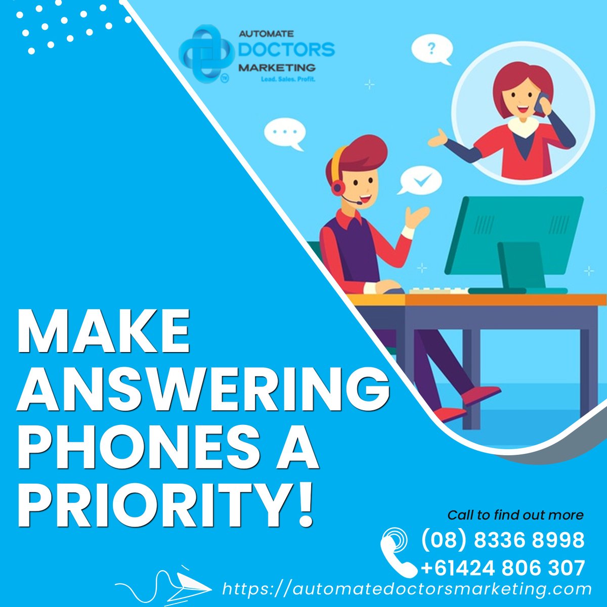 AutomateDoctors's tweet image. This advice may seem basic but it's a mistake that far too many dental offices make:  Even the most effective marketing is a waste of $$ if you don't able to schedule new patients when they call. automatedoctorsmarketing.com

#dentalmarketing #dentalseo  #dentaldigitalmarketing #ADM