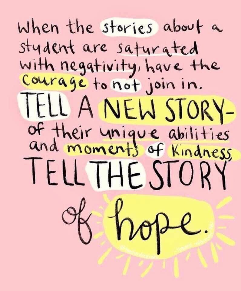 A gentle reminder to educators, as the 2020 school year begins: